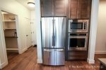Full size fridge and modern appliances